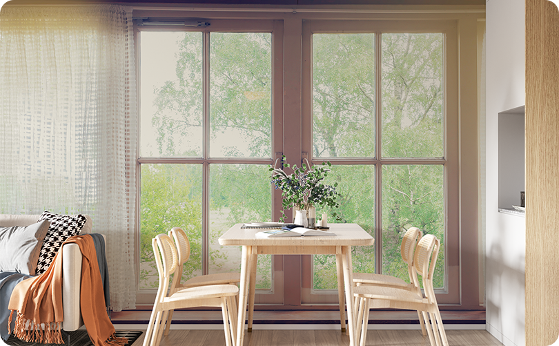 Window View Waiting for Godot Wallpaper Mural